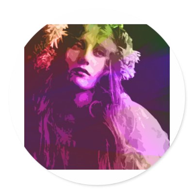 EARLY 20th CENTURY FLOWER CHILD Round Stickers by Tammera59