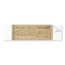 Early American Revolutionary War Lottery Ticket Bumper Stickers