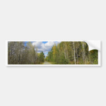 Early Autumn Trail Bumper Sticker