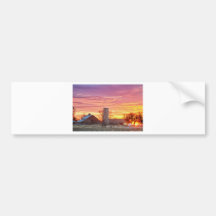 Early Country Morning Sunrise Bumper Sticker