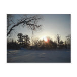 Early January Winter Sunrise Post Cards