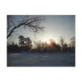 Early January Winter Sunrise Post Cards