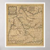 Early Kentucky Map - 1784 Posters