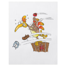 early morning rooster attack flyer