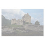 Early morning sunlight, Eileen Donan Castle, Scotl Custom Stationery