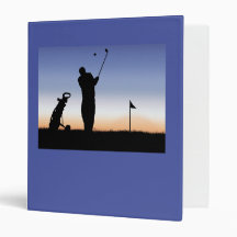 Early Morning Tee Time 3 Ring Binders