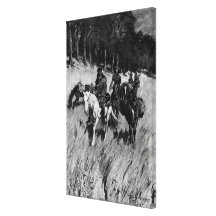 Early Pioneers on the Blue Ridge Stretched Canvas Prints