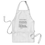 Early Retire aprons