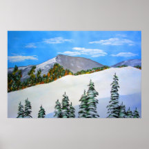 Early Snow in the High Sierra Print