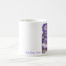 Early Spring, Crocus Coffee Mugs