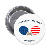 Earned My Stars Table Tennis Pin