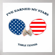 Earned My Stars Table Tennis Print