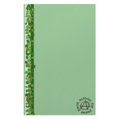 Earth Activist Stationery Design by orsobear