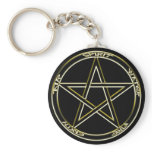 Earth, Air & Fire Pentagram 2 Keychain