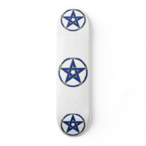 Earth, Air & Fire Pentagram Skateboard