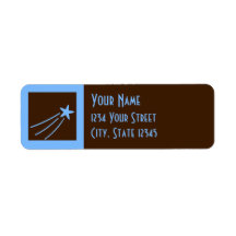Earth and Sky Return Address Label