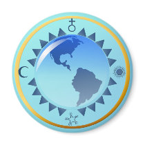 Earth and Symbols Magnet