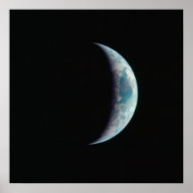 Earth as Viewed by Apollo 11 Posters