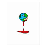 Earth (Bleeding) Post Card