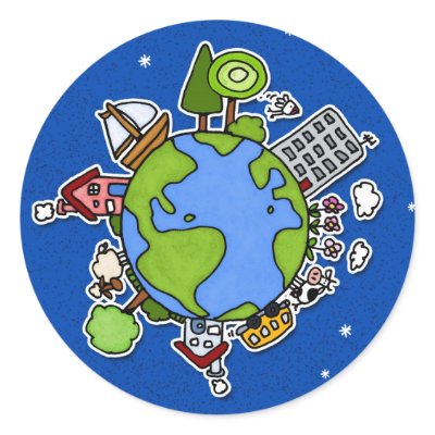 earth button sticker by cfkaatje