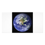 Earth Card Horizontal Customized Photo Card