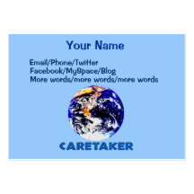 Earth Caretaker Business Cards