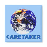 Earth Caretaker Refrigerator Magnet