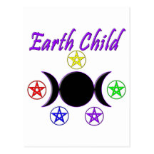 Earth Child Postcard