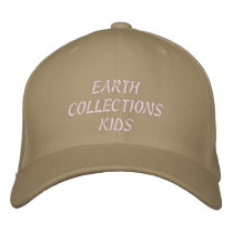 EARTH COLLECTIONS KIDS APPAREL. EMBROIDERED BASEBALL CAP