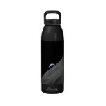Earth Crescent Rising above Moon's Surface Drinking Bottles