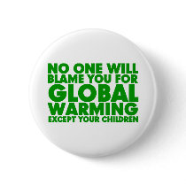 Earth Day 2009, April 22, Stop Global Warming Pin