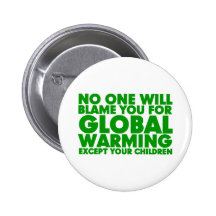 Earth Day 2009, April 22, Stop Global Warming Pin