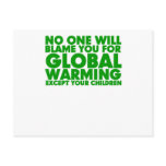 Earth Day 2009, April 22, Stop Global Warming Postcard