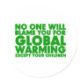 Earth Day 2009, April 22, Stop Global Warming Stickers