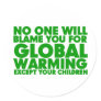 Earth Day 2009, April 22, Stop Global Warming Stickers