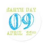 Earth Day 2009 April 22nd Tees and Gifts stickers