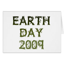 Earth Day 2009 Greeting Card