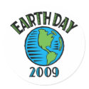 Earth Day 2009 stickers