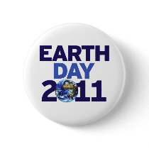 Earth Day 2011 Pinback Buttons