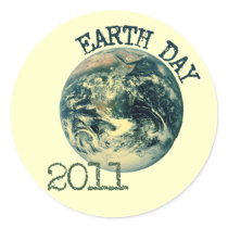 Earth Day 2011 Round Stickers