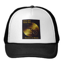 Earth Day 2012 - Sounds of Earth gold record Hat