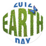 Earth Day 2012 Round Stickers