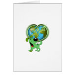 Earth Day and Leaf Greeting Card