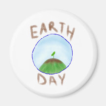 Earth Day Apparel Refrigerator Magnets