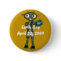 Earth Day April 22, 2009 Button