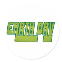 Earth Day April 22 Stickers