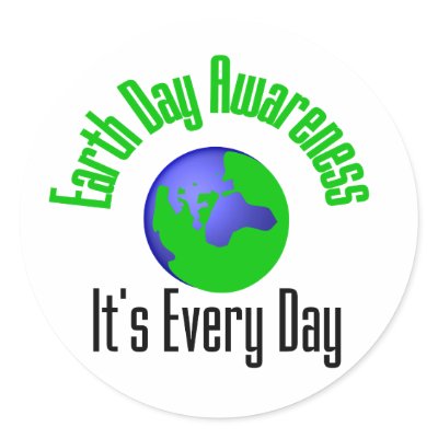 Earth Day  Awareness It's Every Day Sticker by shopforawareness