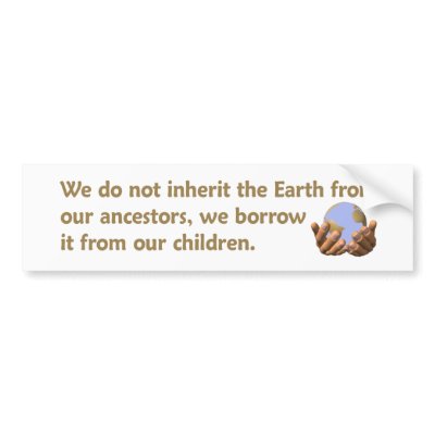 Earth Day bumper sticker by holiday_tshirts
