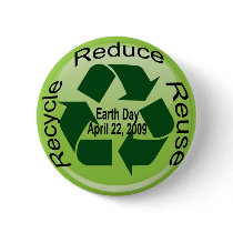 EARTH DAY BUTTON