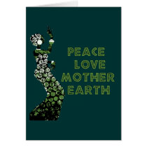 Earth Day Dancer Greeting Card